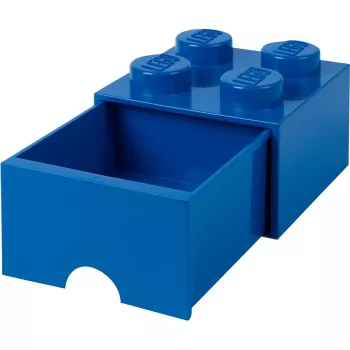 LEGO Brick Drawer 4 mėlyna, laikymo dėžutė mėlyna