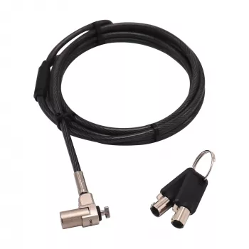 DICOTA Security T-Lock Ultra plonas V2 - apsauginis kabelinis užraktas - 2 m