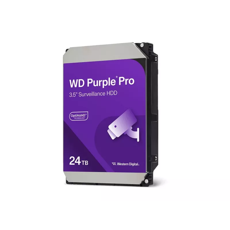 Internal HDD Western Digital Purple Pro WD241PURP 24 TB 7200 RPM 3.5 col. SATA 512 MB spartinančioji atmintis