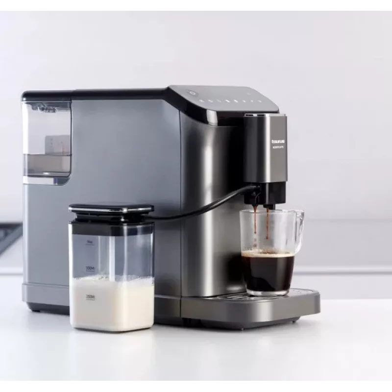 Espreso aparatas Taurus Accento Latte visiškai automatinis, įmontuotas malūnėlis, 1,5 L vandens bakelis, kavos pupelių įvedimas