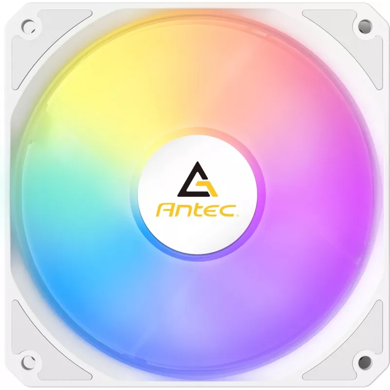 Antec P12R PWM ARGB 120mm baltas atbulinis korpuso ventiliatorius