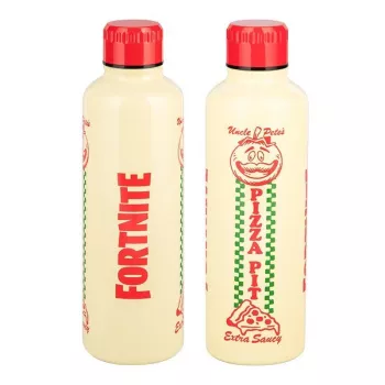 Sportinis gertuvė Paladone Fortnite Metal PP14736FO 500 ml, metalo apdaila, užsukamas dangtelis