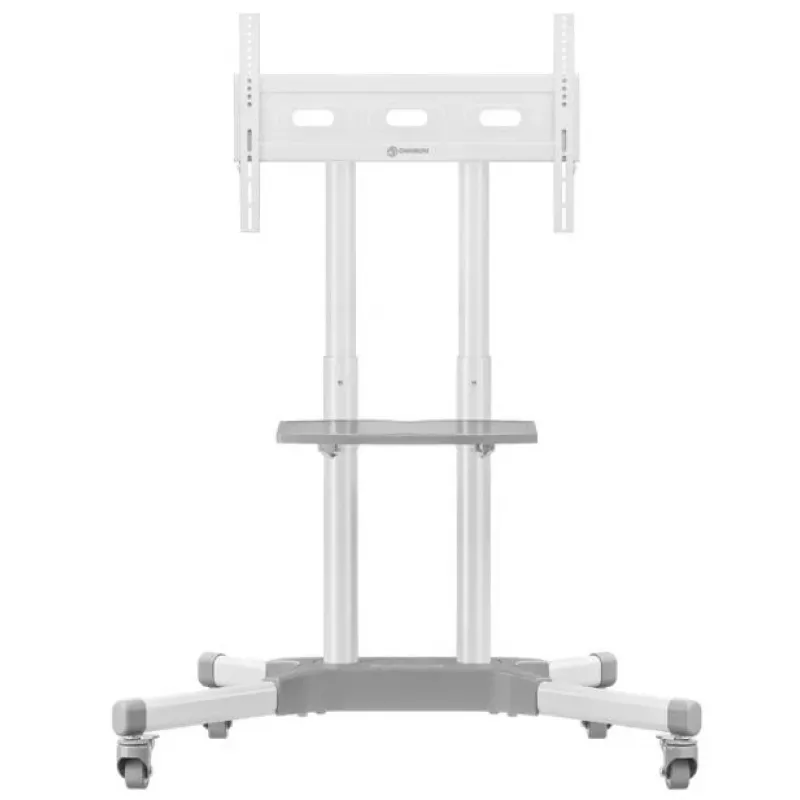 TV stovas ONKRON TS1351-W 32–65 colių televizoriams, baltas, universalus grindų stovas