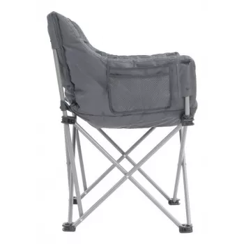 Kempingo kėdė Outwell 470474 — 4 kojų sulankstoma kėdė, maksimali apkrova 150 kg, juoda/pilka