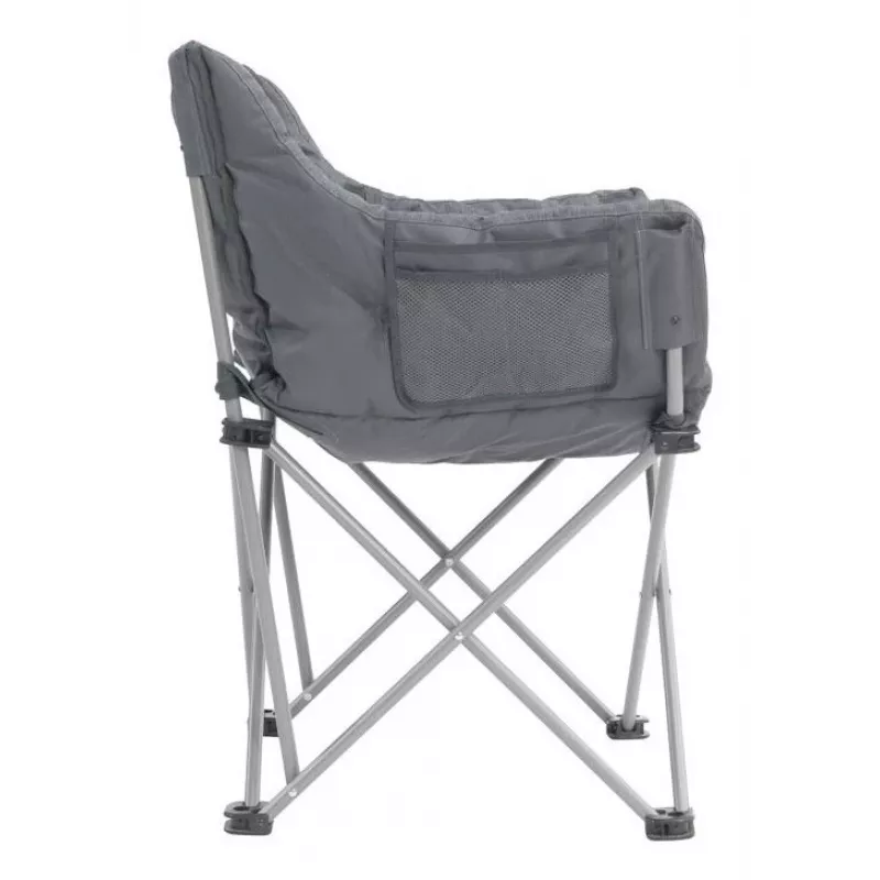 Kempingo kėdė Outwell 470474 — 4 kojų sulankstoma kėdė, maksimali apkrova 150 kg, juoda/pilka