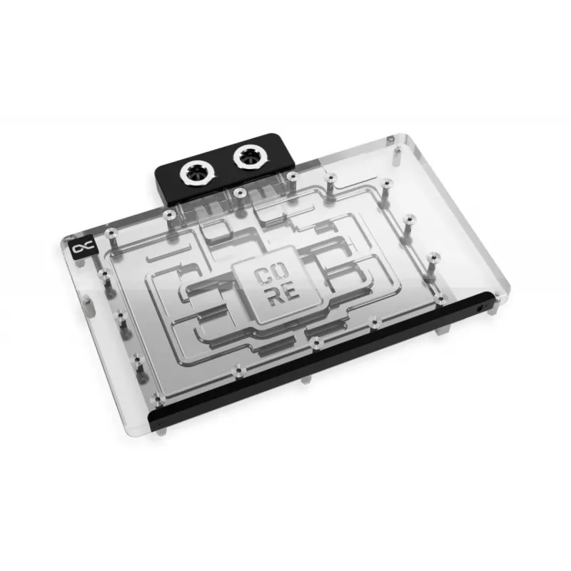 Galinė plokštelė Alphacool 10268 Akrilas Aliuminis Chromas Varis Nailonas Juoda 160,8 mm