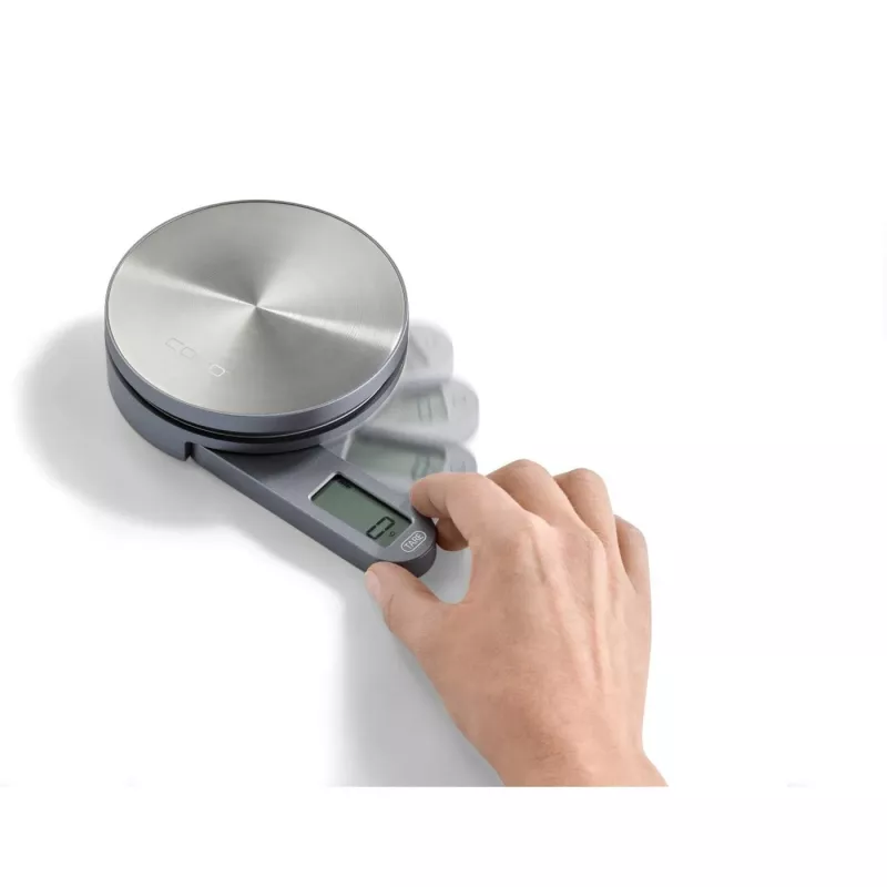 Caso | Svarstyklės | Kitchen EcoMate | Maksimalus svoris (talpa) 5 kg | Padalos vertė 1 g | Ekrano tipas LCD | Nerūdijantis plienas