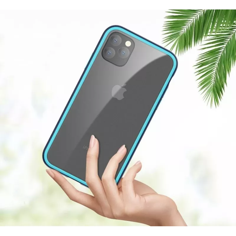 Telefono dėklas COMMA Joy, skirtas iPhone 11 Pro — atsparus smūgiams, mėlynas