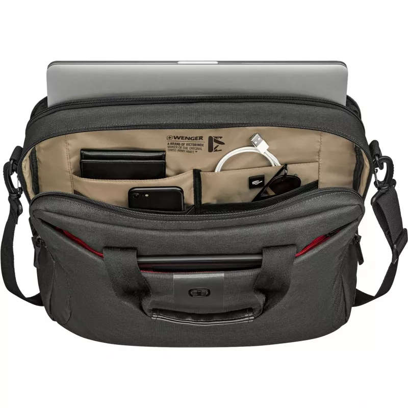 Dėklas Wenger SwissGear MX Eco Brief 40,6 cm 16 colių pilkas