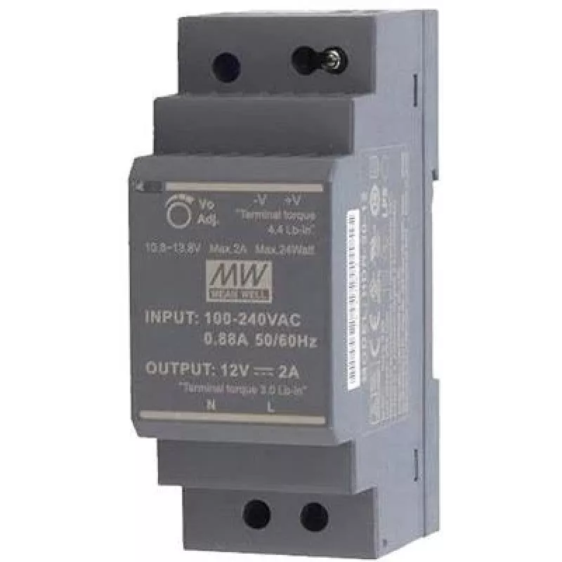 Įtampos transformatorius MEAN WELL HDR-30-12 12V 30W