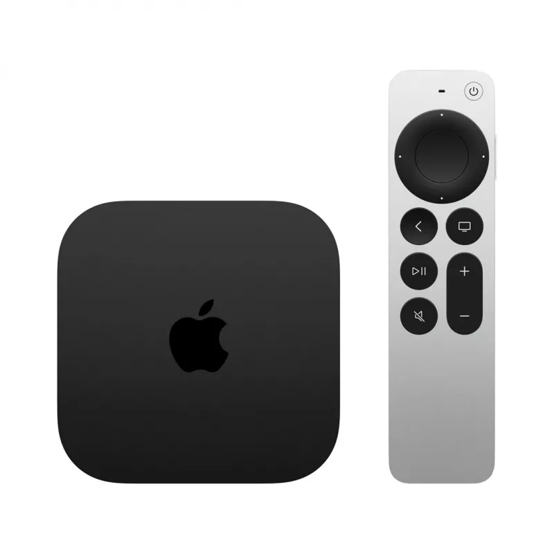 Apple TV 4K Juoda, Sidabrinė 4K Ultra HD 128 GB Wi-Fi Ethernet LAN