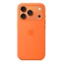 Silikoninis dėklas Apple iPhone 17 Pro MagSafe Oranžinis
