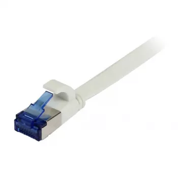 Synergy 21 komutacinis kabelis RJ45, CAT6A 500 MHz, 3 m, baltas, U/FTP, plokščias, TPE (Superflex), AWG32, Synergy 21 - Kabelio tipas U/FTP - laidų poros folija ekranuotos