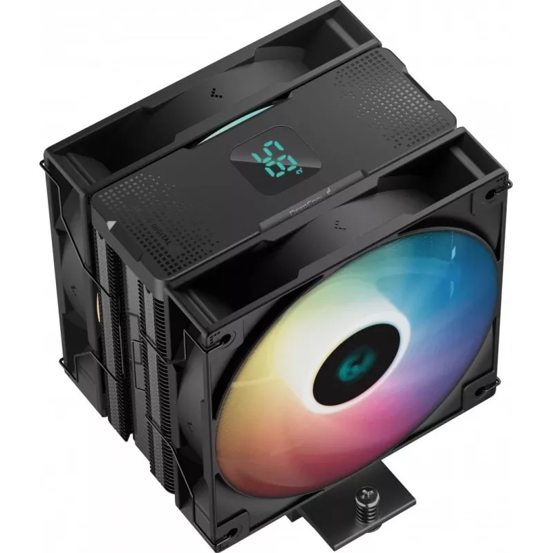 DeepCool AG400 Digital Plus procesoriaus aušintuvas oru 12 cm juodas 1 vnt.