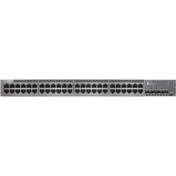 EX3400 48 prievadų 10/100/1000BaseT, 4 x 1/10G SFP/SFP+, 2 x 40G QSFP+, pertekliniai ventiliatoriai, oro srautas iš galo į priekį, 1 kintamosios srovės maitinimo blokas JPSU-150-AC-AFI (optika parduodama atskirai) (EX3400-48T-AFI)