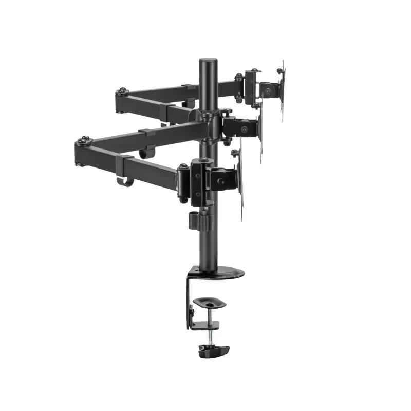Monitoriaus laikiklis SBOX LCD-352/3-2 13–27 colių ekranams, 3 svirtys, maks. 9 kg vienai svirčiai, VESA 100x100