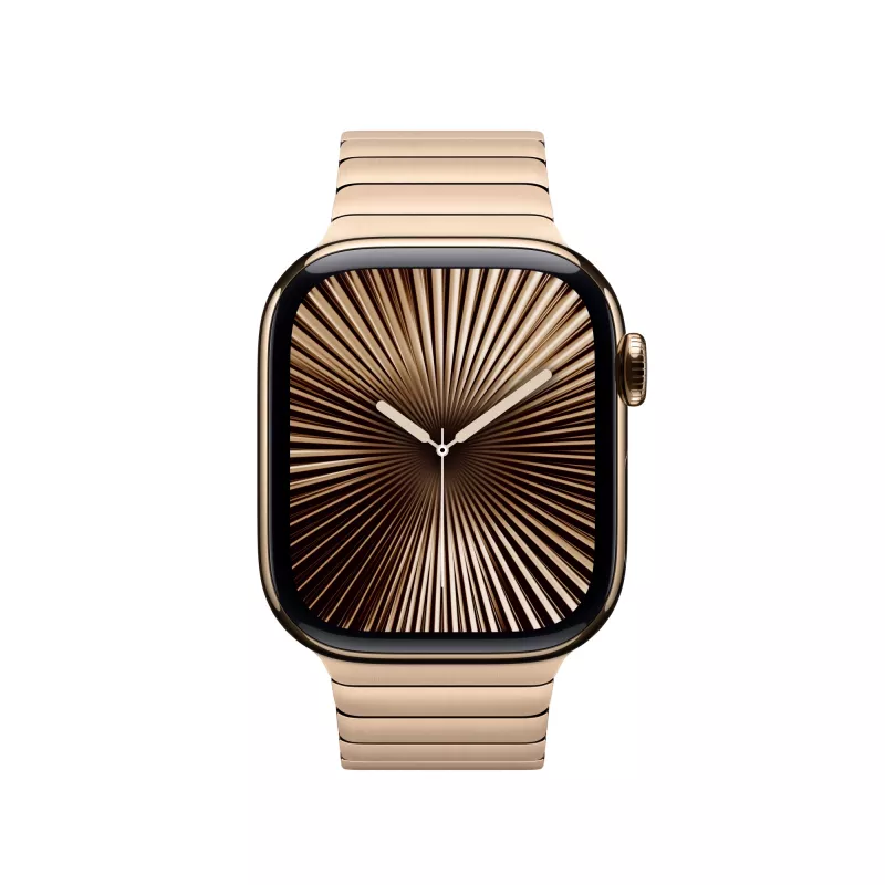 „Apple 42mm“ auksinė grandinėlės apyrankė išmaniesiems laikrodžiams, auksinė