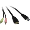 KVM jungiklis Inter-Tech IPC AS-41HUS 4 prievadų USB