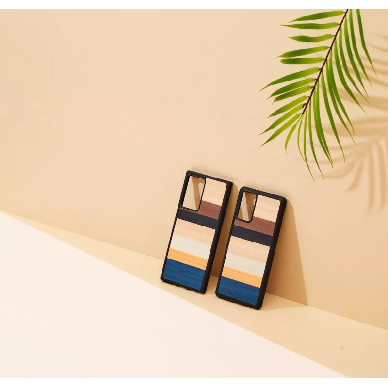 Telefono dėklas Man and Wood Samsung Galaxy Note 20 — juodas