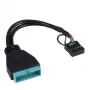 Inter-Tech 88885217 vidinis USB kabelis