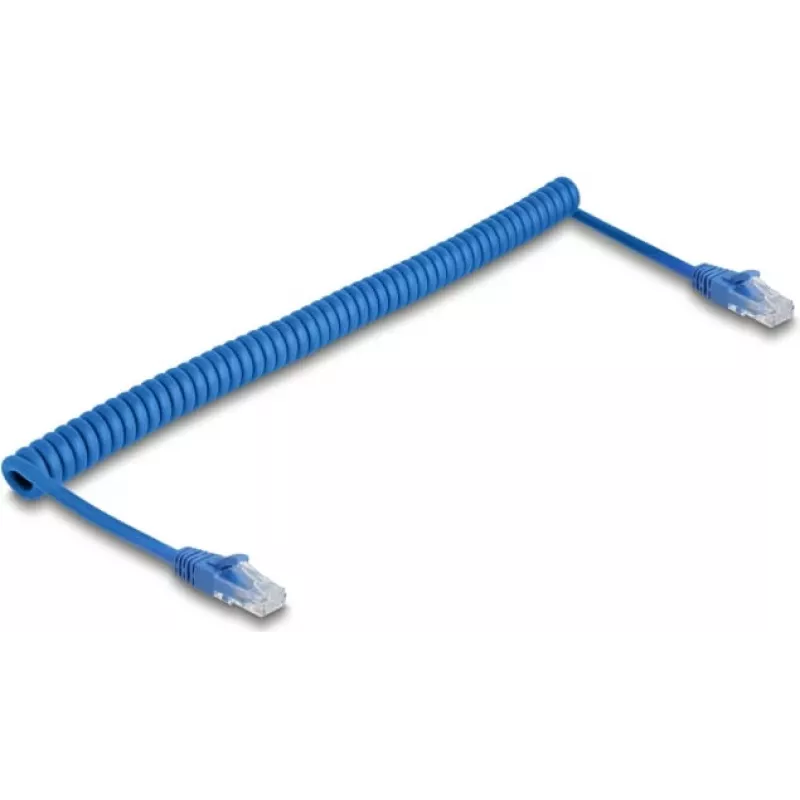 Tinklo kabelis DeLOCK 90362 Cat6 U/UTP 1,8 m mėlynas