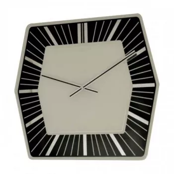 NeXtime klok 8128zw Hexagon, 43x43 cm, sieninis, baltas
