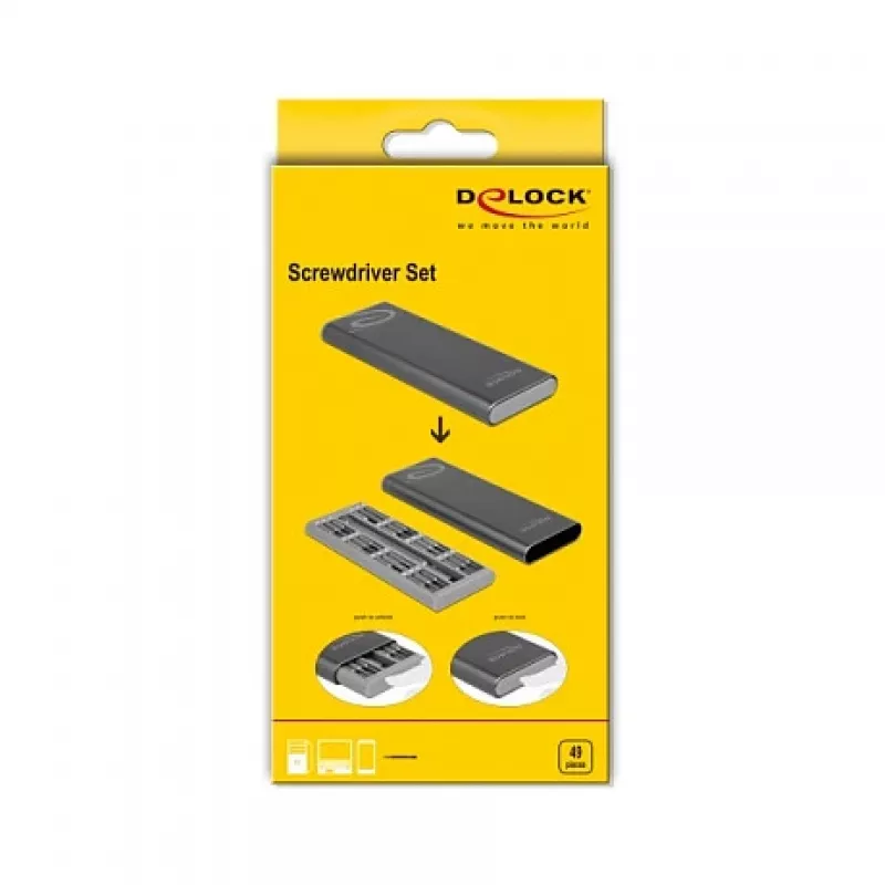 Tikslus atsuktuvų rinkinys DeLOCK 64126