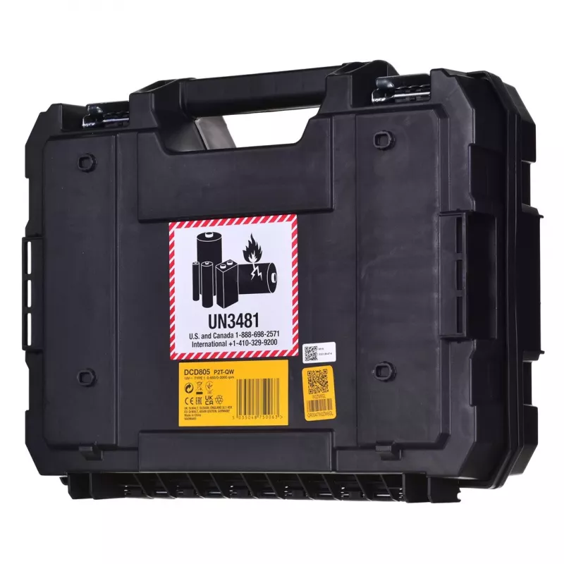 GRĄŽTAS-SUKTUVAS Dewalt DCD805P2T 18V 2X5,0AH BL Tstak