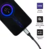 USB kabelis Qoltec 52358 1,5 m USB C juodas USB 2.0 0,48 Gbit/s