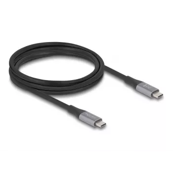 USB laidas DeLOCK 81192 USB4 Gen 2x2 2m USB C juoda/pilka
