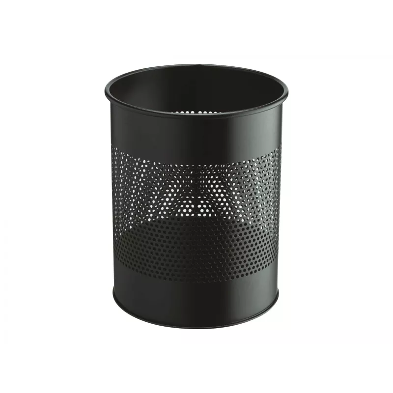 Patvari apvali šiukšliadėžė – 15 l – plieninė