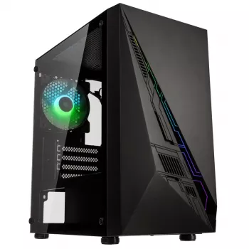 Kompiuterio korpusas Kolink Inspire K2 Plus ARGB Micro-ATX, juodas