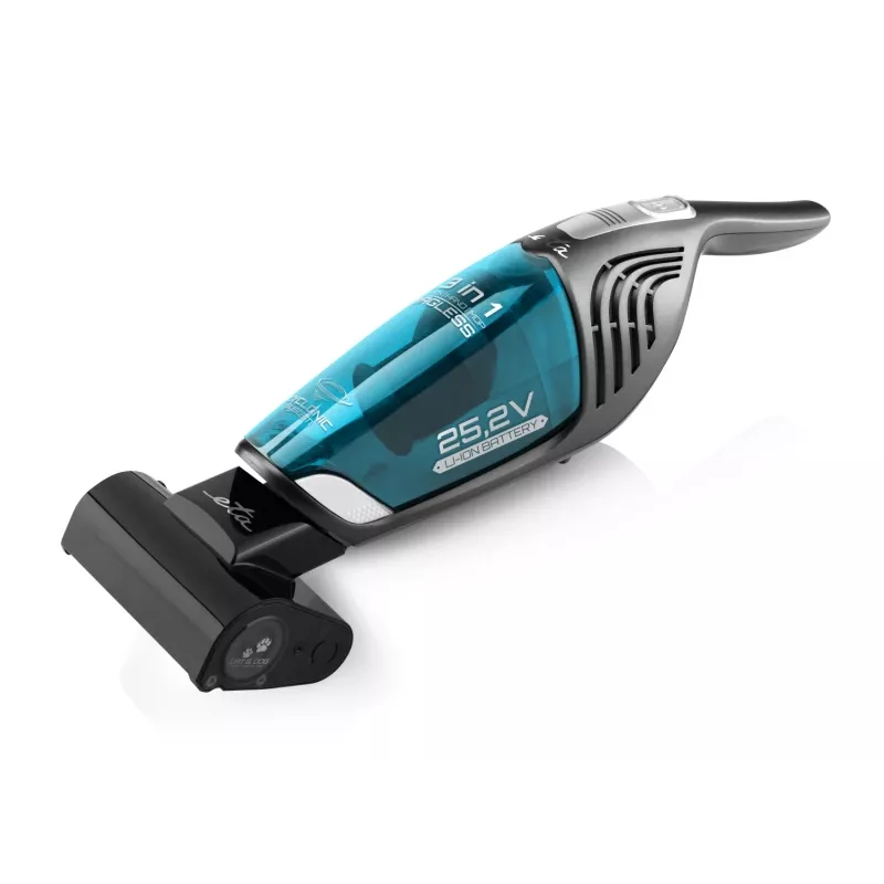 ETA | Siurblys | ETA845390000 Moneto II Aqua Plus | Belaidis | Lazdinis 2in1 | Plovimo funkcija | N/A W | 25,2 V | Veikimo laikas (maks.) 50 min | Pilka/Mėlyna