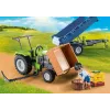 Playmobil kombainas traktorius su priekaba - Žaidimas vaidmenimis ir vaizduotei 6–9 metų vaikams - Fat Brain Toys