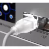 Ubiquiti UACC-Cable-Patch-EL-0.15M-W tinklo kabelis permatomas, baltas Cat6