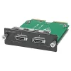 HPE - plėtros modulis - vietinio prijungimo modulis - plėtros modulis - 10GBase-CX4 x 2 - skirtas HPE - 5120-24, 5120-48, 5500-24, 5500-48