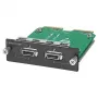 HPE - plėtros modulis - vietinio prijungimo modulis - plėtros modulis - 10GBase-CX4 x 2 - skirtas HPE - 5120-24, 5120-48, 5500-24, 5500-48
