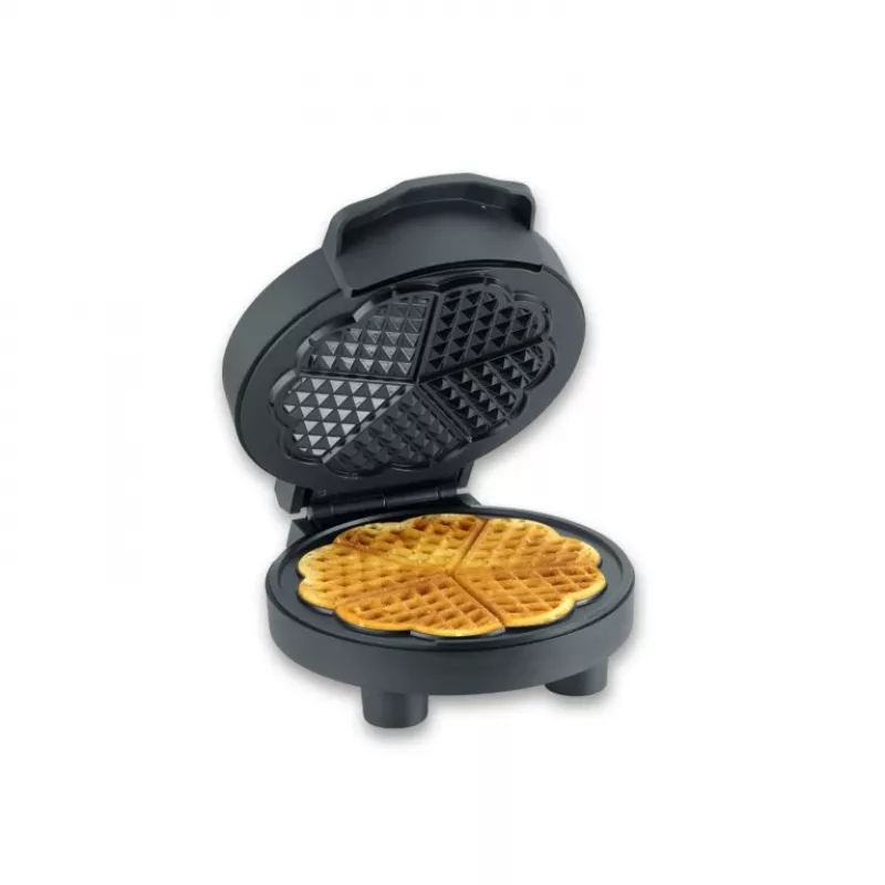 Vaflių keptuvė Severin WA 2116 1000 W juoda širdelės formos