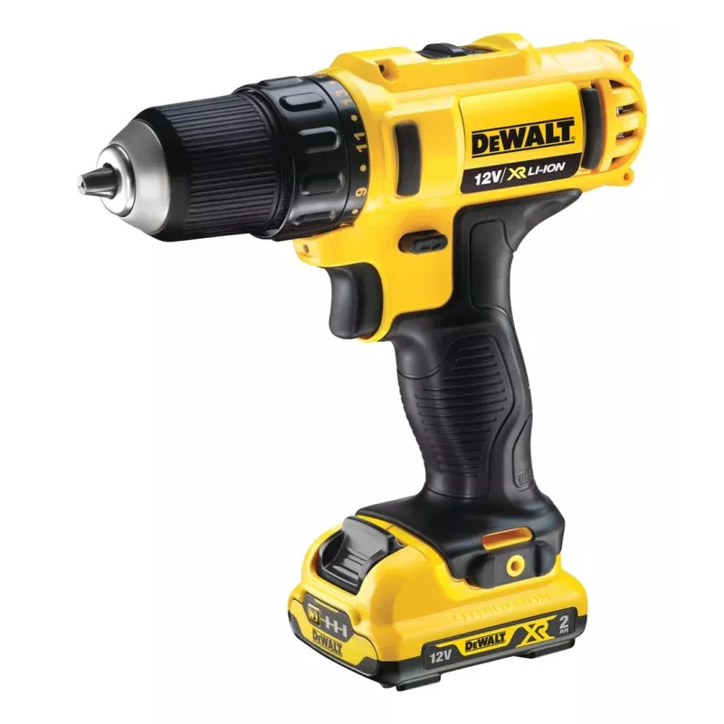 DeWALT DCD Belaidis gręžtuvas-suktuvas 10,8 V Li-Ion, be rakto, Euro kištukas