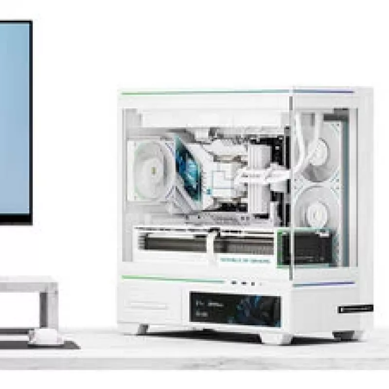 Thermalright TL-M10 Vision PC korpusas, Mini korpusas, mATX, RGB, Grūdintas stiklas - Baltas
