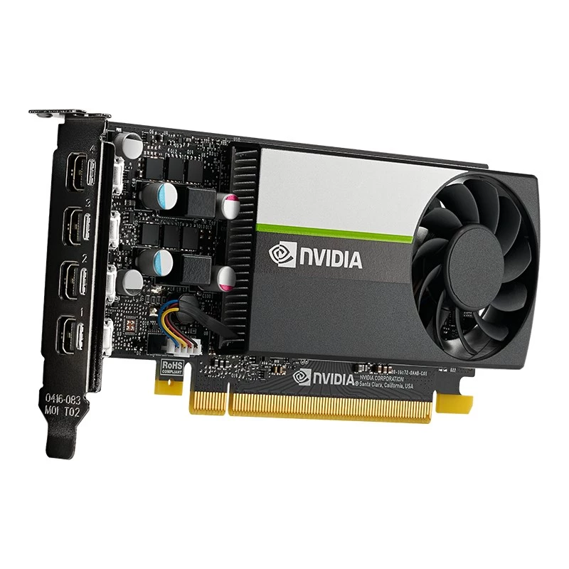 PNY NVIDIA T1000 4GB GDDR6 Low Profile, 4x Mini DisplayPort (VCNT1000-SB)