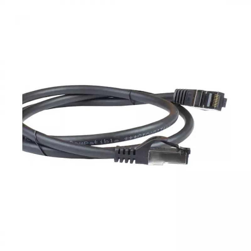 Good Connections Cat.6A komutacinis kabelis PUR S/FTP HF juodas 0,5m