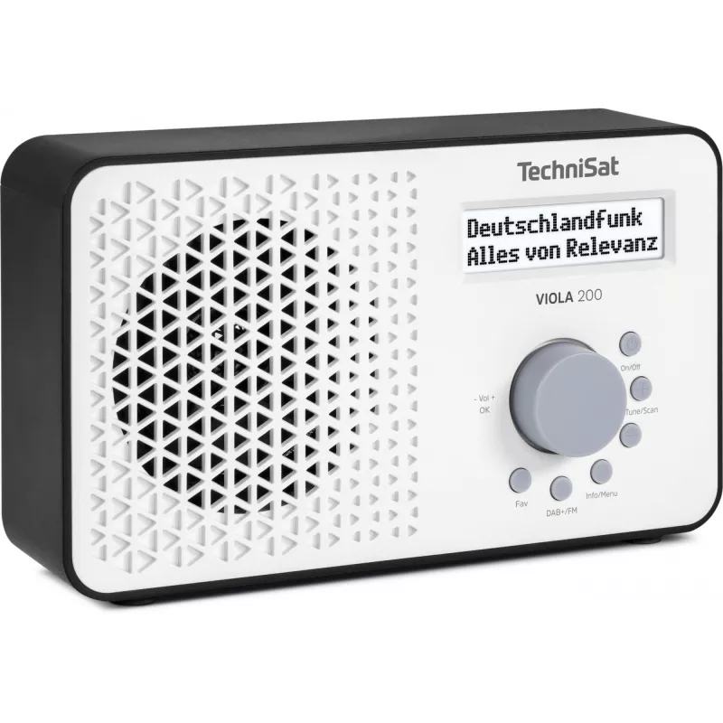 TV imtuvas TECHNISAT VIOLA 200 balta/juoda HD DVB‑S2