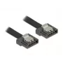 SATA laidas DeLOCK 83841 0,5 m SATA III 7 kontaktų juodas