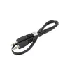 SBOX AUDIO CABEL 3.5 mm kištukas į kištuką 0.5 m juodas