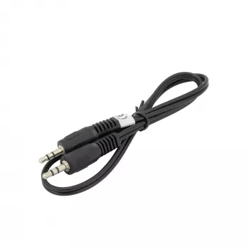 SBOX AUDIO CABEL 3.5 mm kištukas į kištuką 0.5 m juodas