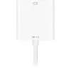 Sharkoon DisplayPort į DVI adapterio kabelis 0,15 m baltas — DisplayPort 1.2 į DVI