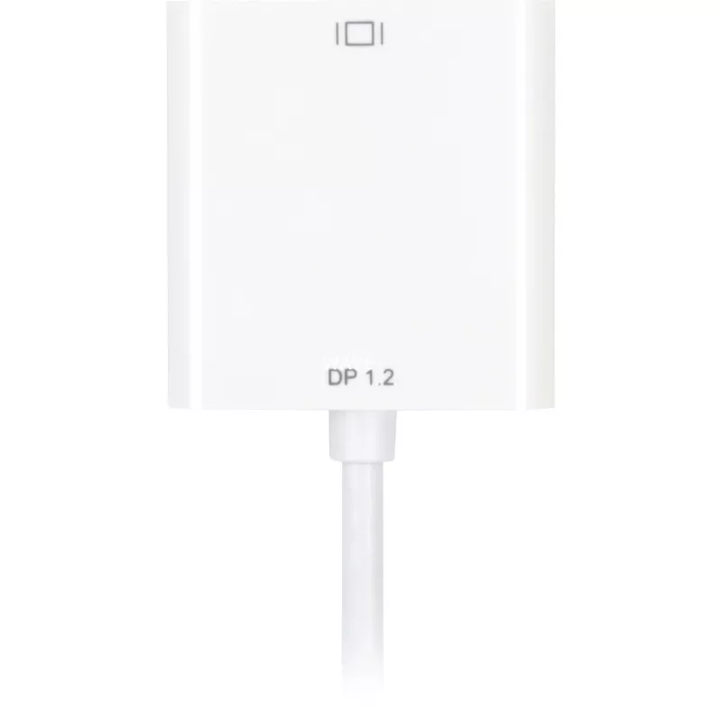 Sharkoon DisplayPort į DVI adapterio kabelis 0,15 m baltas — DisplayPort 1.2 į DVI