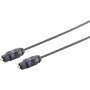 Garso kabelis S/CONN 69002-15 15 m TOSLINK juodas