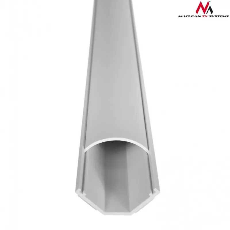 Kabelio lankstus vamzdis MACLEAN MCTV-575 grindims, baltas, 1,5 m, plotis 43 mm, aukštis 2,3–3,2 cm